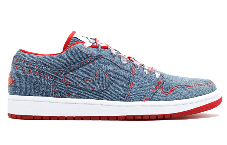 Order (W) Air Jordan 1 Retro Low 'Denim' Pria Wanita Sneakers 315921-491