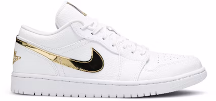 (Women) Air Jordan 1 Retro Low 'White Metallic Gold' CZ4776-100 (Women) Air Jordan 1 Retro Low 'White Metallic Gold' CZ4776-100