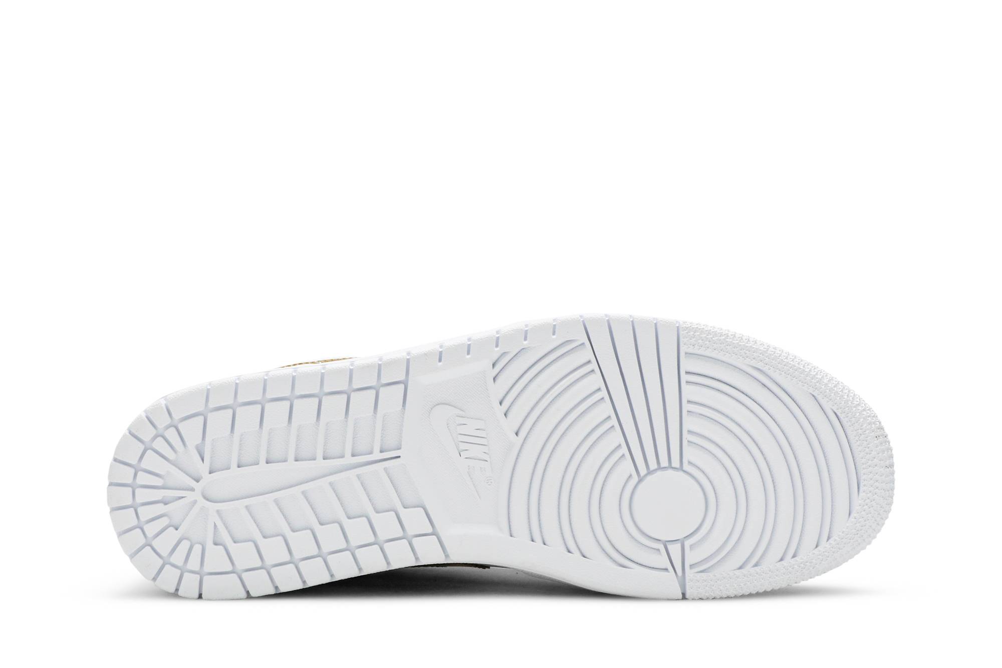 (Women) Air Jordan 1 Retro Low White Metallic Gold CZ4776-100 Nicesnk