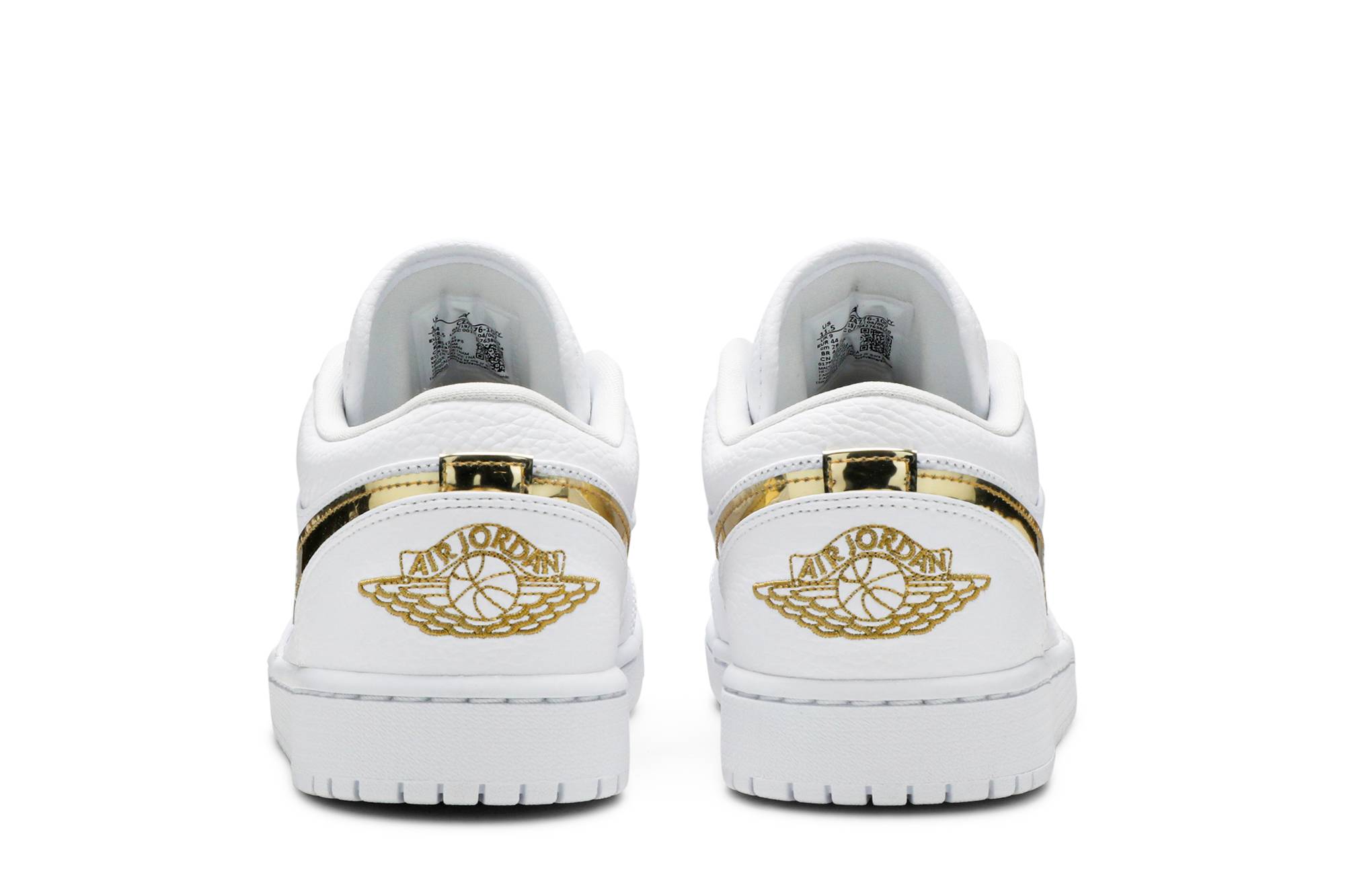 (Women) Air Jordan 1 Retro Low White Metallic Gold CZ4776-100 Nicesnk