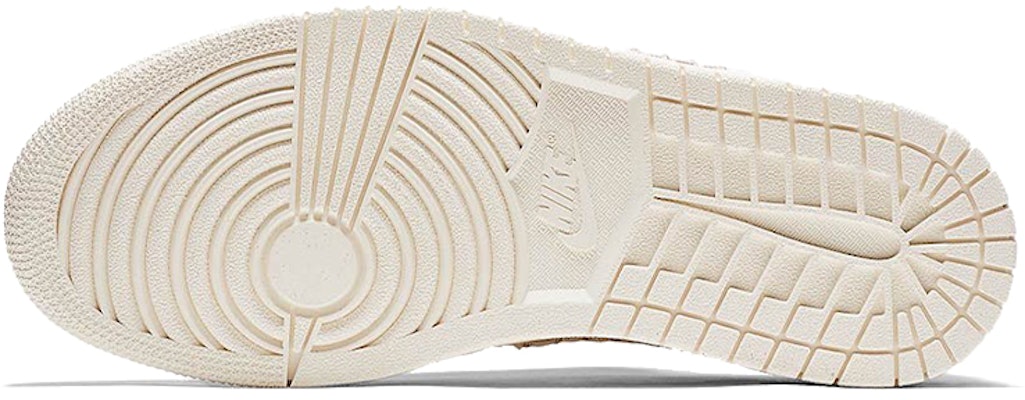 (W) Air Jordan 1 复古低帮无标志米白金属红铜色 AO1935-109 Details for (W) Air Jordan 1 复古低帮无标志米白金属红铜色 AO1935-109