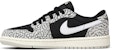 (W) Air Jordan 1 Retro Low OG 'Hitam Simen' CZ0775-001