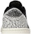 (W) Air Jordan 1 Retro Low OG 'Hitam Simen' CZ0775-001
