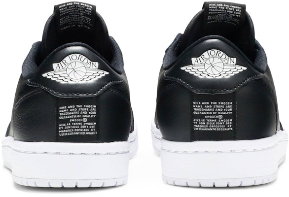 (W) 에어 조던 1 레트로 로우 슬립 '블랙 화이트' AV3918-001 Details for (W) 에어 조던 1 레트로 로우 슬립 '블랙 화이트' AV3918-001