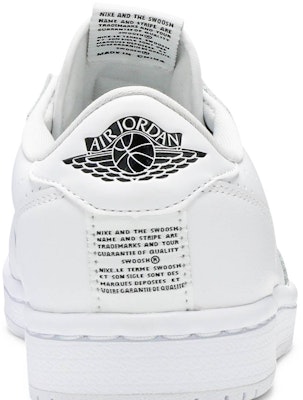 (女性款)Air Jordan 1 復刻低筒無鞋帶款 '白' AV3918-100 Sizing (女性款)Air Jordan 1 復刻低筒無鞋帶款 '白' AV3918-100