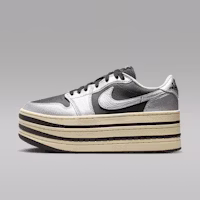 (Women) Air Jordan 1 Triple Stack Metallic Silver/Muslin/Black HV8288-001 (Women) Air Jordan 1 Triple Stack Metallic Silver/Muslin/Black HV8288-001