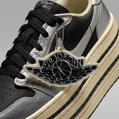 (W) Air Jordan 1 三层金属银/米白/黑 HV8288-001 1