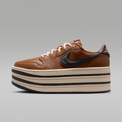 (Women) Air Jordan 1 Triple Stack SE Light British Tan/Metallic Gold IV5086-200