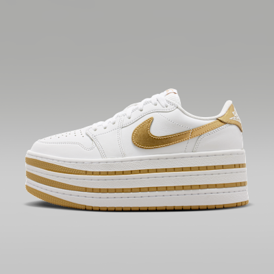 (Women) Air Jordan 1 Triple Stack SE White/Metallic Gold/White IV5090-100