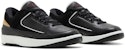 (W) Air Jordan 2 Retro Rendah 'Hitam Emas Metalik' DX4401-001
