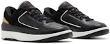 Cheap (W) Air Jordan 2 Retro Rendah 'Hitam Emas Metalik' DX4401-001