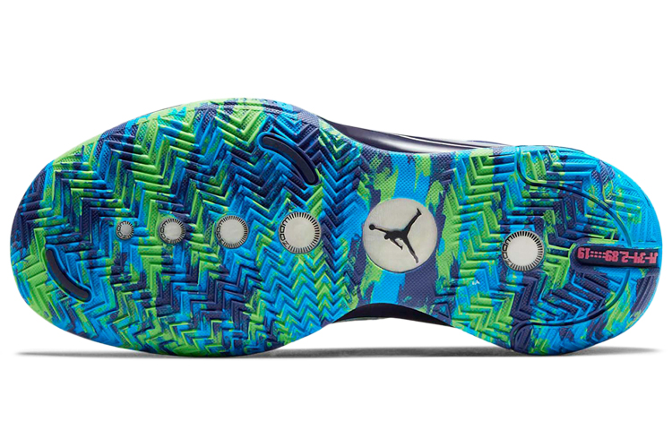 Details for (W) Air Jordan 34 Low PF Regency Purple ''Blau Grün''. CZ7746-500