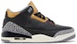 (W) Air Jordan 3 'Hitam Emas' CK9246-067