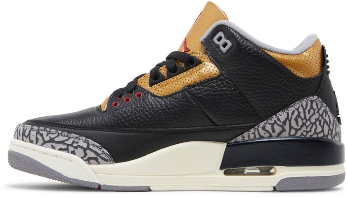 (Women) Air Jordan 3 'Black Gold' CK9246-067 Lookbook (Women) Air Jordan 3 'Black Gold' CK9246-067
