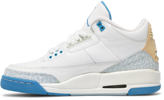 (Women) Air Jordan 3 Retro 'Harbor Blue' 315296-142 Lookbook (Women) Air Jordan 3 Retro 'Harbor Blue' 315296-142