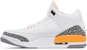 (W) Air Jordan 3 Retro 'Laser Orange' Lelaki Wanita Sneaker Orkid Klasik. CK9246-108