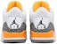 (W) Air Jordan 3 Retro 'Laser Orange' Lelaki Wanita Sneaker Orkid Klasik. CK9246-108