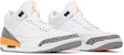 (W) Air Jordan 3 Retro 'Laser Orange' Lelaki Wanita Sneaker Orkid Klasik. CK9246-108