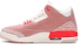 (W) Air Jordan 3 Retro 'Rust Pink' Wanita CK9246-600