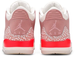 (W) Air Jordan 3 Retro 'Rust Pink' Wanita CK9246-600 Details for (W) Air Jordan 3 Retro 'Rust Pink' Wanita CK9246-600