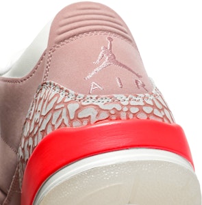 (W) Air Jordan 3 Retro 'Rust Pink' Merah Muda Berkarat CK9246-600 1