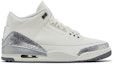 Buy (W) Air Jordan 3 Retro 'Sail Cement Grey' Lelaki Wanita CK9246-100