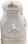 Sizing (W) Air Jordan 4 'Light Iron Ore' Lelaki/Perempuan Sneakers AQ9129-001