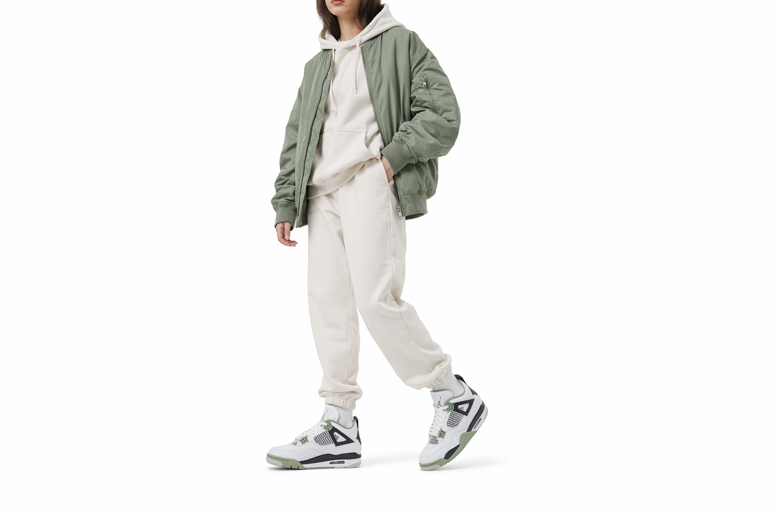 Order (W) Air Jordan 4 ''Seafoam'' Dameschoenen AQ9129-103