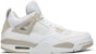 (W) Air Jordan 4 Retro 2006 'Linen' Lelaki dan Wanita Sneakers. 313559-142