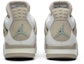 Details for (W) Air Jordan 4 Retro 2006 'Linen' Lelaki dan Wanita Sneakers. 313559-142