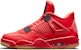 (W) Air Jordan 4 Retro 'Fire Red Scratch Off' Lelaki Wanita Sneakers AV3914-600(YS)