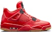 Order (W) Air Jordan 4 Retro 'Fire Red Scratch Off' Lelaki Wanita Sneakers AV3914-600(YS)