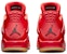 (W) Air Jordan 4 Retro 'Fire Red Scratch Off' Lelaki Wanita Sneakers AV3914-600(YS)