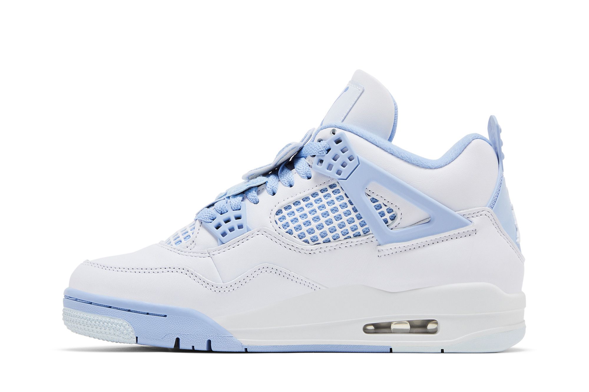 Shop (W) Air Jordan 4 Retro 'Forget Me Not' Pria/Wanita Sepatu Sneaker Terbaru HV0823-100