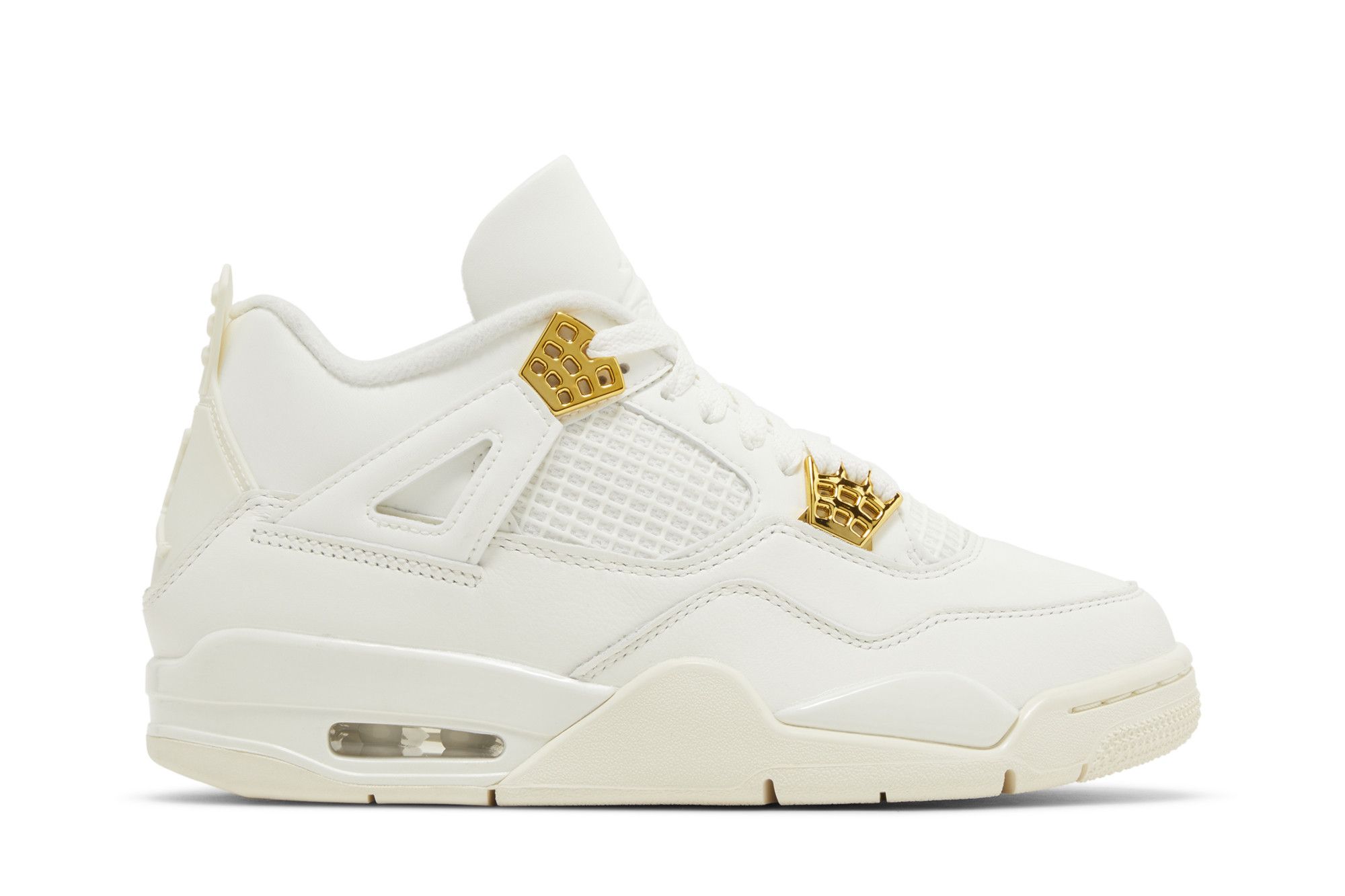 (Women) Air Jordan 4 Retro 'Metallic Gold' AQ9129-170
