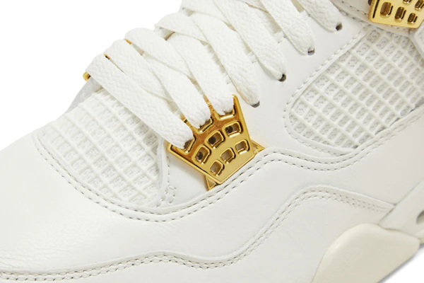 (Women) Air Jordan 4 Retro 'Metallic Gold' AQ9129-170 3