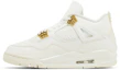 Shop (Women) Air Jordan 4 Retro 'Metallic Gold' AQ9129-170