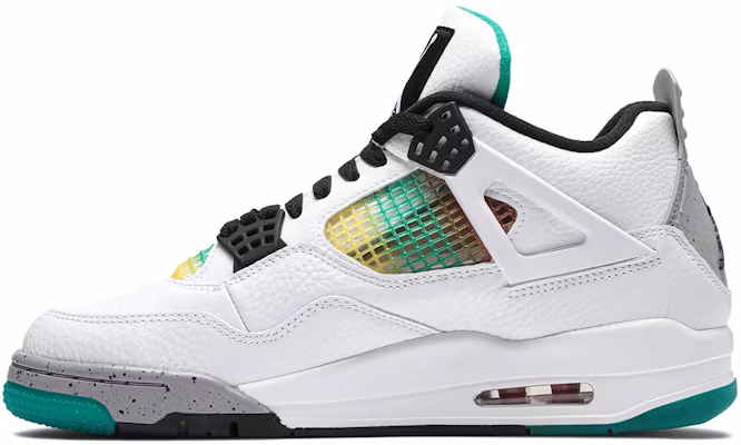 (Women) Air Jordan 4 Retro 'Rasta' AQ9129-100 Lookbook (Women) Air Jordan 4 Retro 'Rasta' AQ9129-100