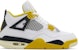 (W) Air Jordan 4 Retro 'Vivid Sulfur' Lelaki Wanita Kasut Sneakers AQ9129-101