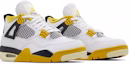 Cheap (W) Air Jordan 4 Retro 'Vivid Sulfur' Lelaki Wanita Kasut Sneakers AQ9129-101