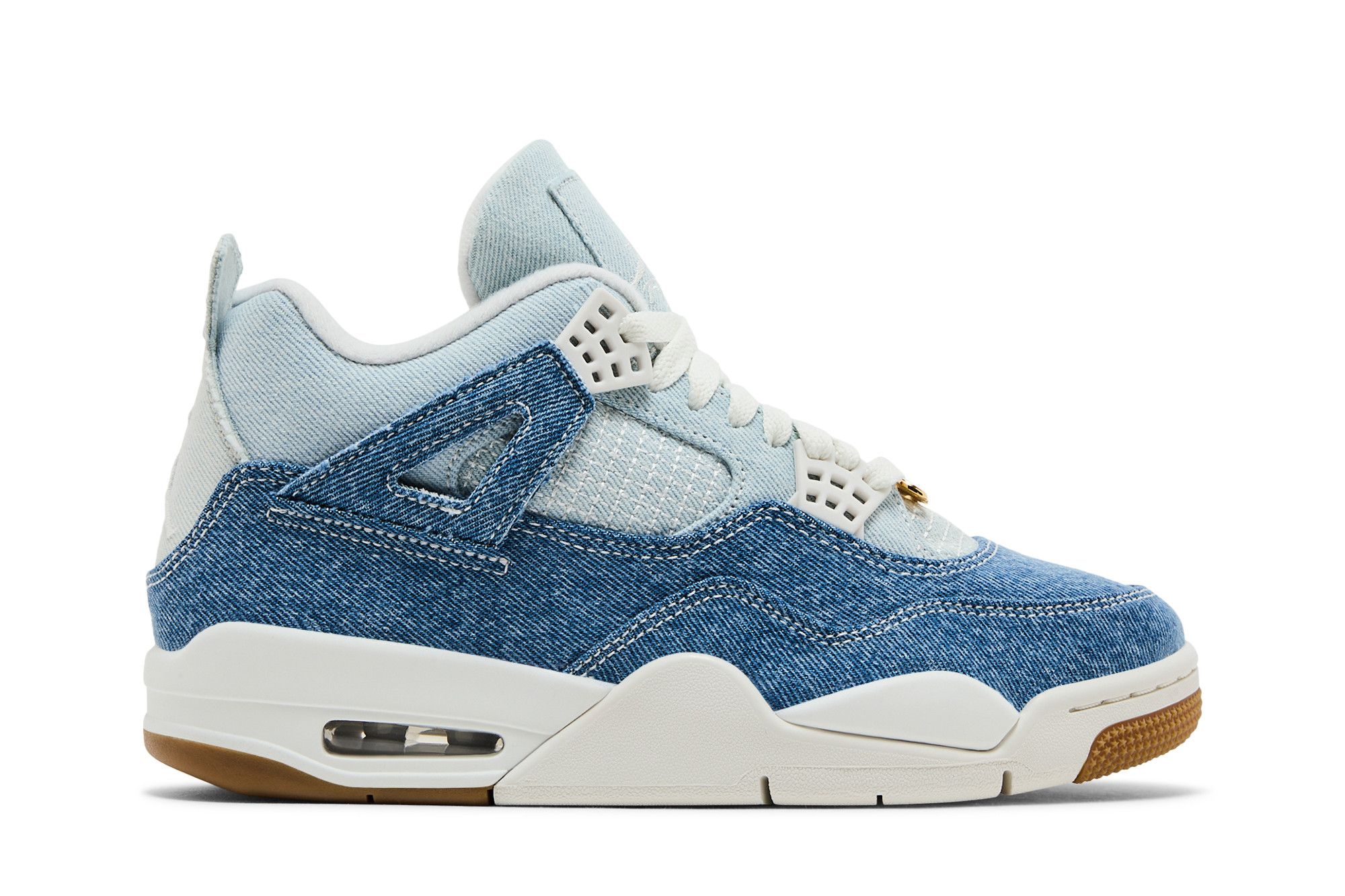 (Women) Air Jordan 4 Retro TEX 'Worn Blue Denim' IB6716-100