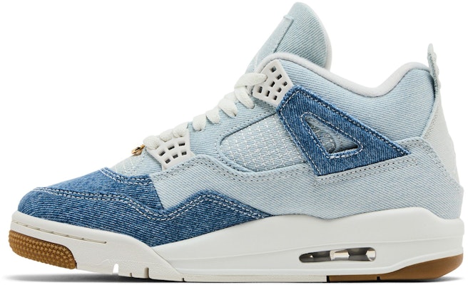 (Women) Air Jordan 4 Retro TEX 'Worn Blue Denim' IB6716-100 Lookbook (Women) Air Jordan 4 Retro TEX 'Worn Blue Denim' IB6716-100