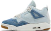 Shop (W) Air Jordan 4 Retro TEX 'Denim Biru Pudar' IB6716-100