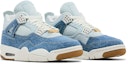 Cheap (W) Air Jordan 4 Retro Tex 'Worn Blue Denim' Biru Pudar IB6716-100