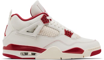 (Women) Air Jordan 4 Retro Valentine's Day 'Pale Ivory Sierra Red' HV0823-108 (Women) Air Jordan 4 Retro Valentine's Day 'Pale Ivory Sierra Red' HV0823-108