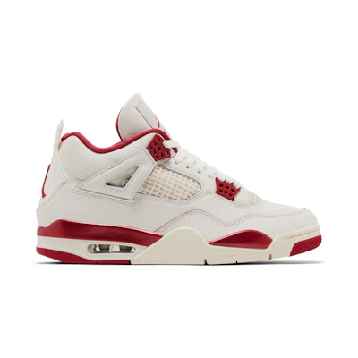 (W) Jordan 4 Retro Valentine's Day 'Pale Ivory Sierra Red'