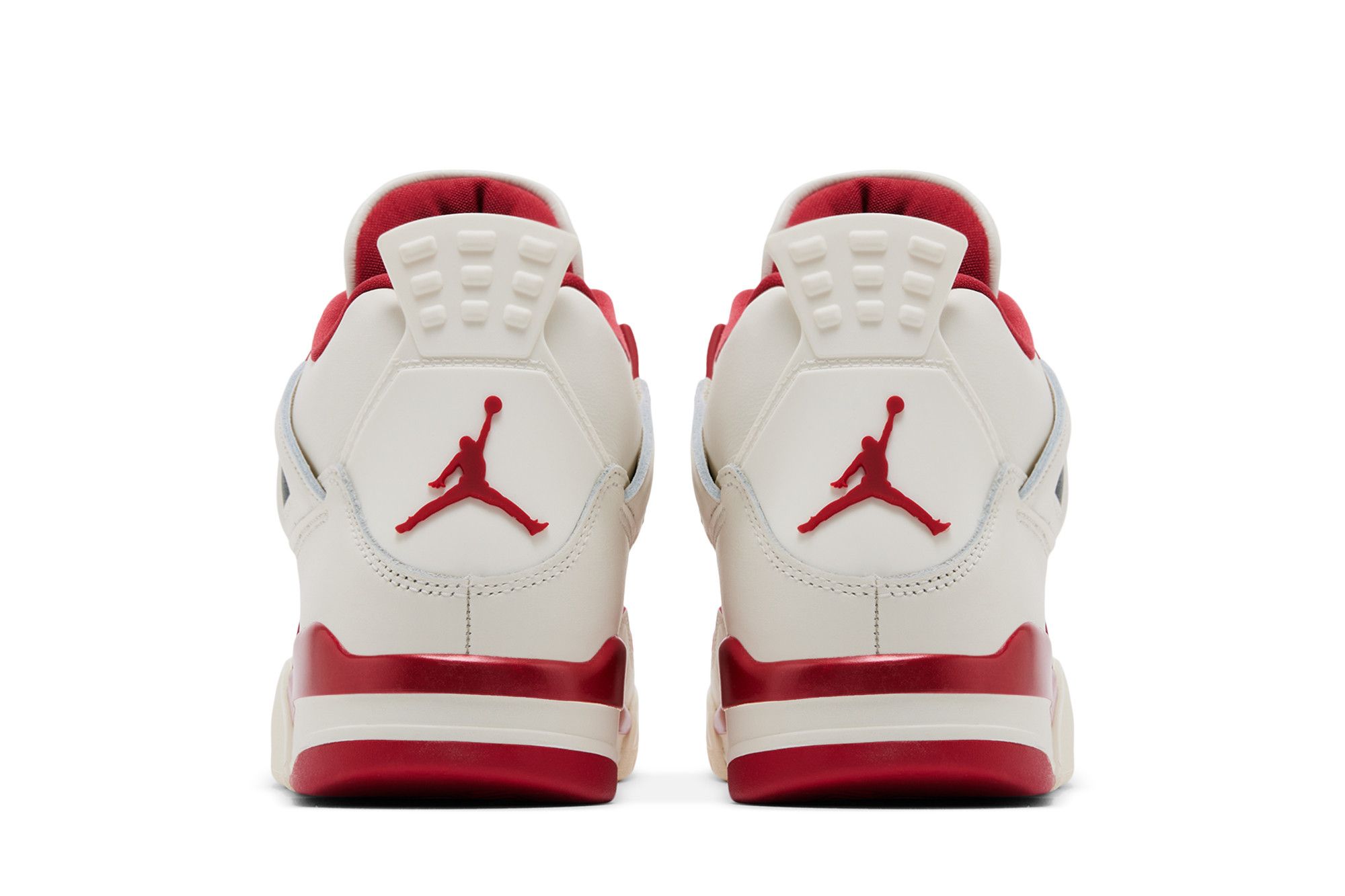 Sizing (Women) Air Jordan 4 Retro Valentine's Day 'Pale Ivory Sierra Red' HV0823-108