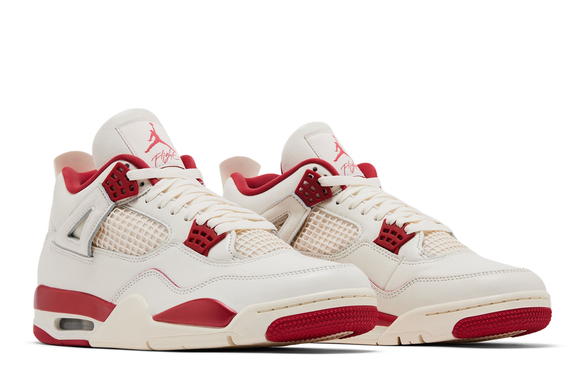 Cheap (W) Air Jordan 4 復刻版 淡象牙紅松石 HV0823-108