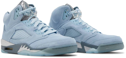 Cheap (Women) Air Jordan 5 Retro 'Bluebird' DD9336-400