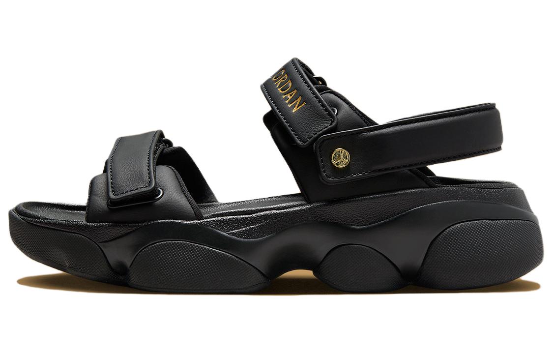 (Women) Air Jordan Deja Sandal 'Black Metallic Gold' FN5036-001